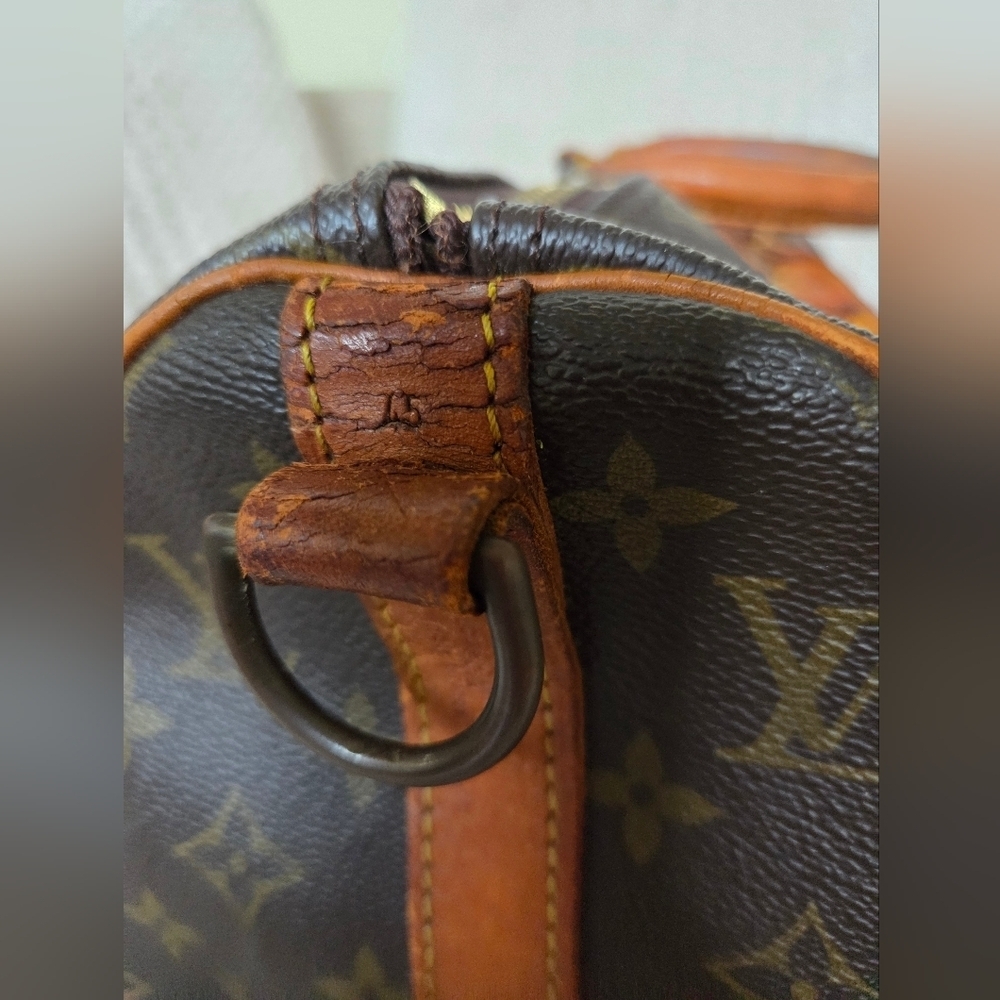 Louis Vuitton Keepall Bandouliere 45 Monogram Canvas Duffel Bag Authentic - Picture 11 of 14